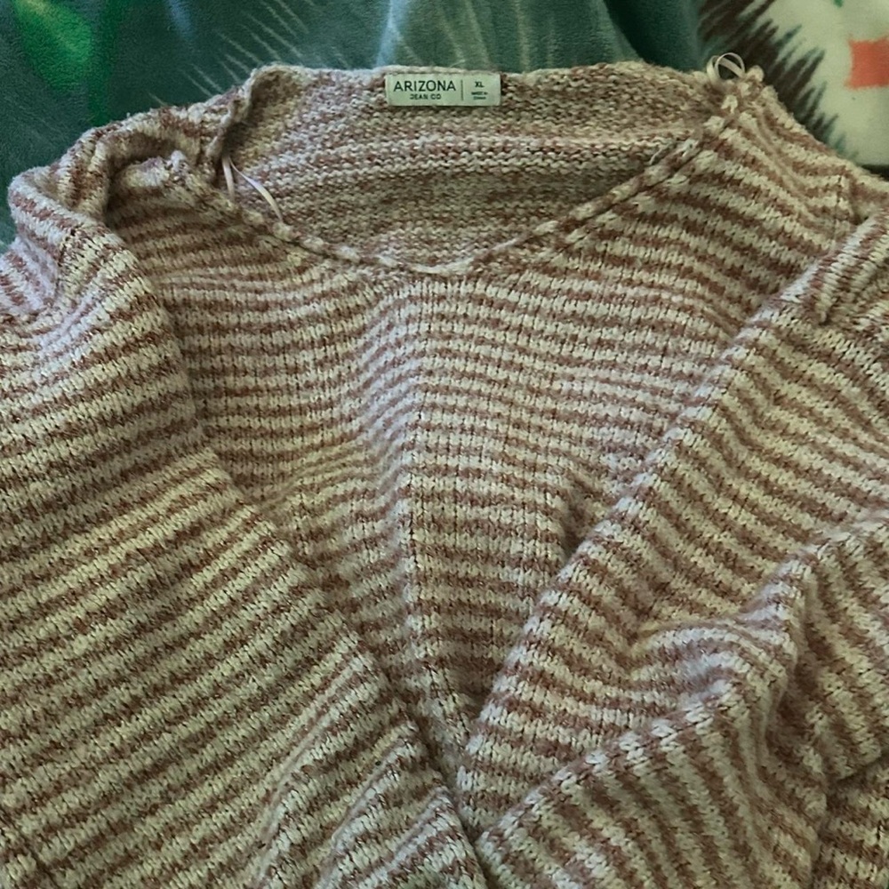Stripped Sweater crop top